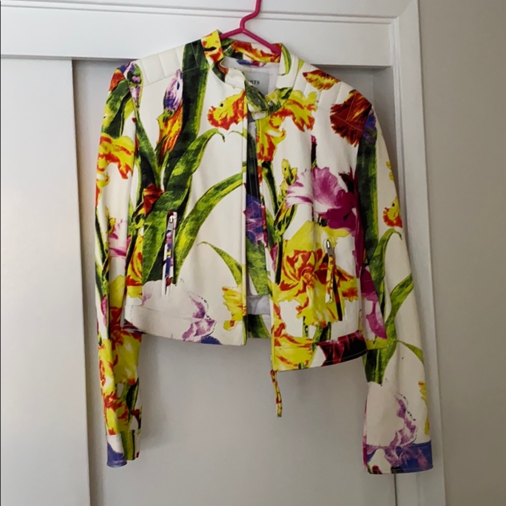 Ports 1961 “Gladiolus” Lamb Leather Moto Jacket